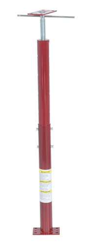 Vestil Steel Basement Floor Jack - 48 In. Maximum Height 6,863 lb - Red