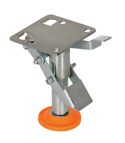 Vestil Steel Floor Lock - 4-3/8 to 5-1/4 In. Height - Silver