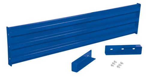 Vestil Steel 3 Ribbed Drop In Style Guard Rail - 65.875 In. Length - Blue