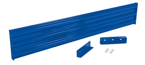 Vestil Steel 3 Ribbed Drop In Style Guard Rail - 89.875 In. Length - Blue