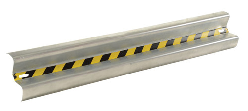 Vestil Galvanized Steel Straight Guard Rail - 60 In. Length - Gray