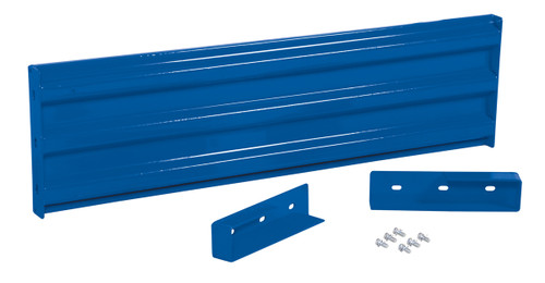 Vestil Steel 3 Ribbed Drop In Style Guard Rail - 53.875 In. Length - Blue