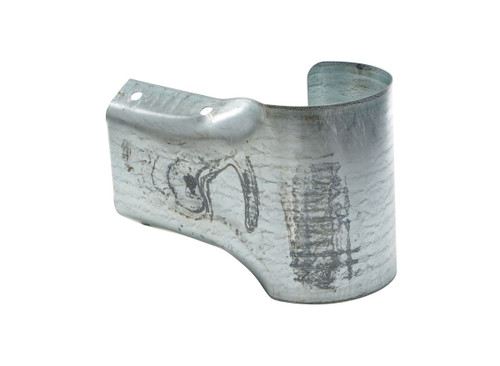 Vestil Steel Buffer End Guard For Guard Rail System - Silver