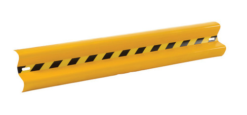 Vestil Steel Straight Guard Rail - 60 In. Length - Yellow