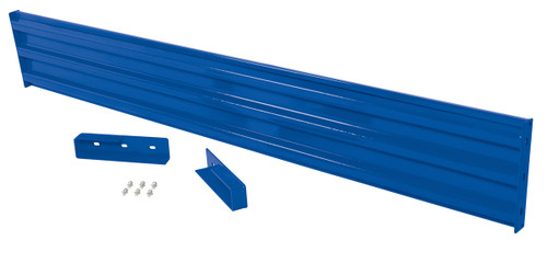 Vestil Steel 3 Ribbed Drop In Style Guard Rail - 113.875 In. Length - Blue