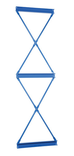 Vestil Steel Heavy Duty Cantilever Single Brace Set - 96 In. Width For 12 Ft. and 14 Ft. Height Upright - Blue