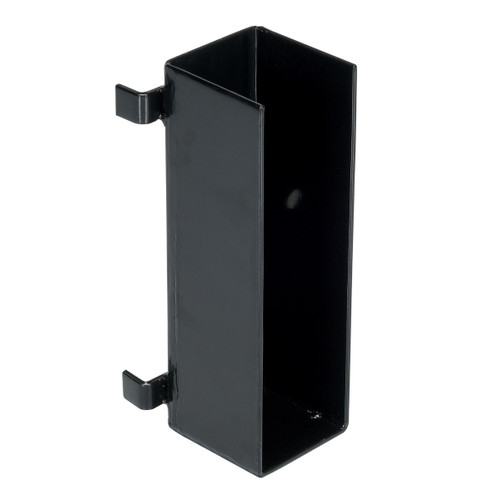 Vestil Steel U-Bracket For Drop In Guard Rail System - Black