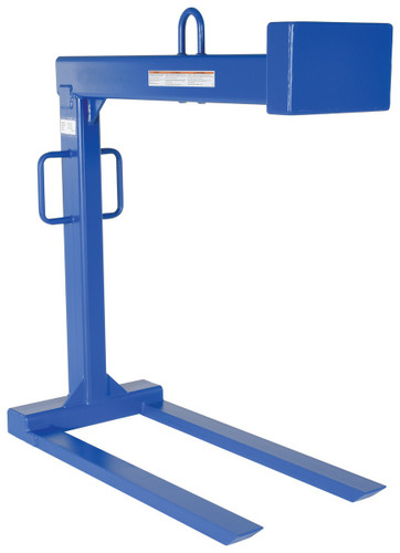 Vestil Steel Pallet Lifter - 48 In. Fork 4000 lb - Blue