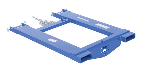 Vestil Steel Fork Truck Hook Base - 38 In. Length 4,000 lb - Blue