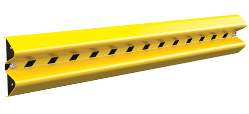 Vestil Steel Guard Rail Wall Mount - 84 In. Length - Yellow