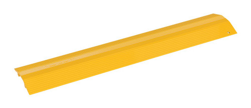Vestil Aluminum Extruded Hose and Cable Crossover - 36 In. Length - Yellow