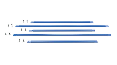 Vestil Steel Structural Cantilever Brace Set - 48 In. x 144 In. - Blue