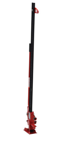 Vestil Cast Iron Heavy Duty Ratchet Farm Jack - 53 In. Raised Height 7,000 lb - Red