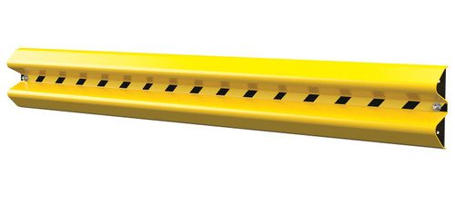 Vestil Steel Guard Rail Wall Mount - 96 In. Length - Yellow