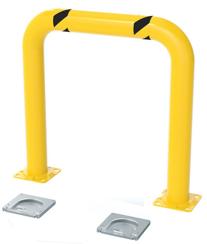 Vestil Steel Removable High Profile Rack Guard - 36 In. x 36 In. - Yellow
