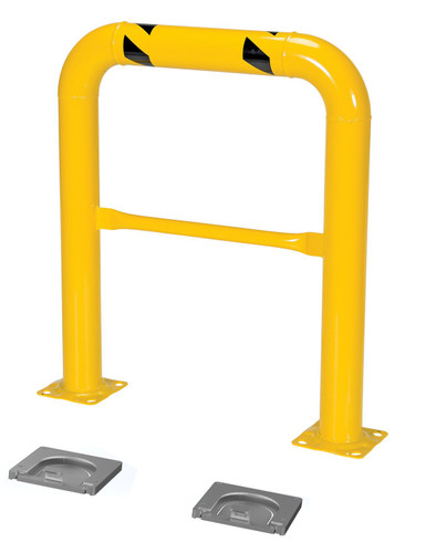 Vestil Steel Removable High Profile Rack Guard - 36 In. x 42 In. - Yellow