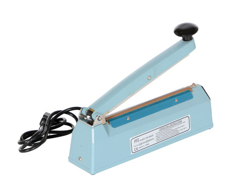 Vestil Steel Impulse Bag Sealer - 7-1/2 In. Sealing Width - Blue