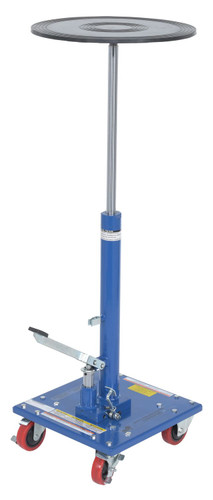 Vestil Steel - 18 In. Round Top Hydraulic Post Table 200 lb - Blue
