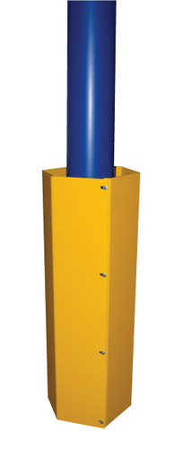 Vestil Steel Hexagonal Column Guard - 48 In. Height - Yellow