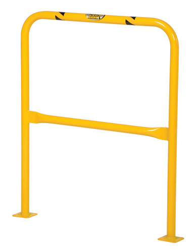 Vestil Steel High Profile Machinery and Rack Guard - 36 In. x 42 In. x 2 In. - Yellow