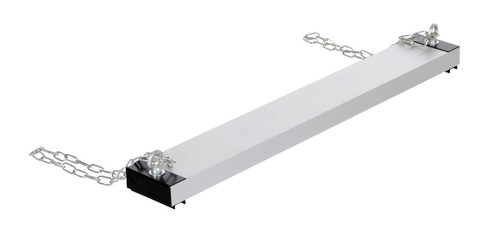 Vestil Steel Heavy Duty Magnetic Hanging Sweeper - 36 In. Length 75 lb - Silver