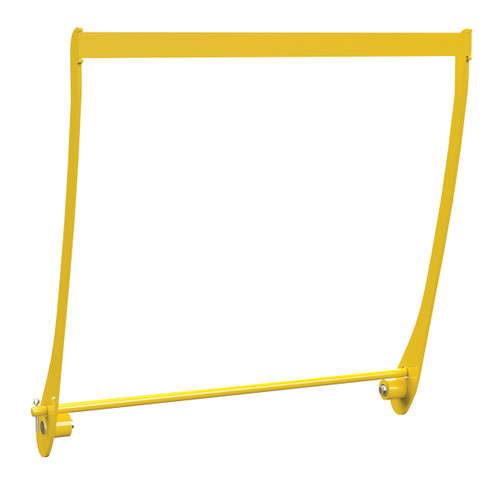 Vestil Steel Safety Gate For Warehouse EZ Ladder - Yellow