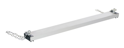 Vestil Steel Heavy Duty Magnetic Hanging Sweeper - 48 In. Length 100 lb - Silver