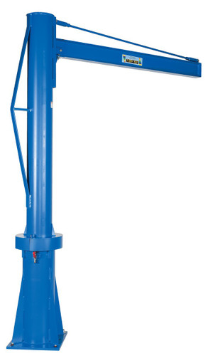 Vestil Steel Multi Station Jib Crane - 72 In. I-Beam 1000 lb - Blue