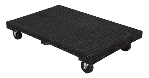 Vestil Hardwood Carpeted Dolly - 36 In. x 24 In. x 6-3/4 In. 1200 lb - Tan
