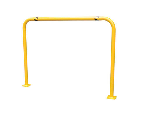 Vestil Steel High Profile Machinery and Rack Guard - 48 In. x 36 In. x 2 In. - Yellow