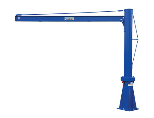 Vestil Steel Multi Station Jib Crane - 96 In. I-Beam 1000 lb - Blue
