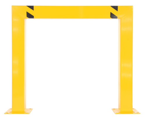 Vestil Steel Square High Profile Machinery and Rack Guard - 48 In. x 42 In. x 5 In. - Yellow