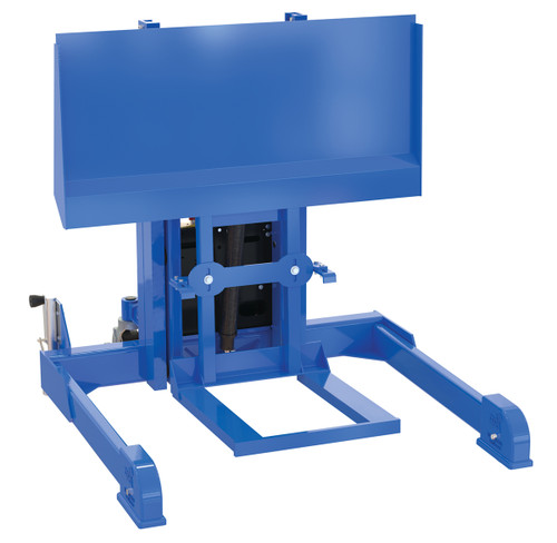 Vestil Steel Multi Purpose Tote Dumper - 72 In. Dump Height 600 lb - Blue