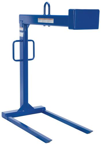Vestil Steel Pallet Lifter - 42 In. Fork 2000 lb - Blue