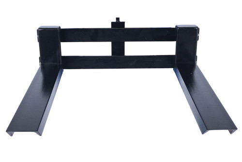 Vestil Steel Adjustable Width Forks Attachment - 6 In. to 22 In. For Hydraulic Lift Cart Model 750 lb - Black