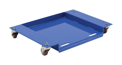 Vestil Steel Floor Hugger Dolly - 21-7/8 In. x 31-3/8 In. x 4-11/16 In. 840 lb - Blue