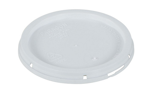 Vestil High Density Polyethylene - 1 Gallon Tear Tab Lid - White