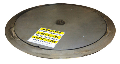 Vestil Stainless Steel Thin Spin - 59-11/16 In. Diameter 4000 lb - Blue