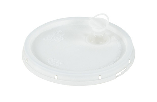Vestil High Density Polyethylene - 2 Gallon Spout Top with Tear Top - White