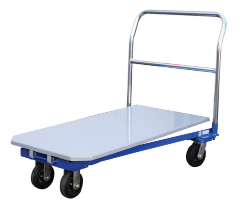 Vestil Steel Nesting Platform Cart - 50-15/16 In. x 30-1/8 In. x 38-5/8 In. 1500 lb - Blue