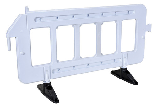 Vestil High Density Polyethylene Barrier - 23 In. x 79 In. x 40 In. - White