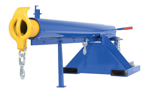 Vestil Steel Orbit Telescoping Lift Boom - 24 In. Fork Pocket Center 4,000 lb - Blue