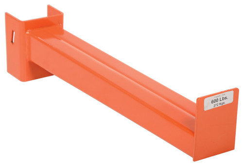Vestil Steel Medium Duty Cantilever Racking Straight Arm - 33 In. x 4.75 In. x 6 In. 500 lb - Orange