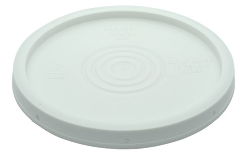 Vestil High Density Polyethylene - 3-1/2, 5 and 6 Gallon Standard Lid - White