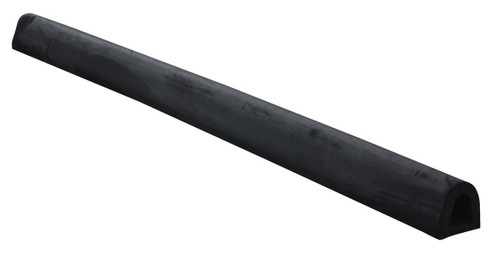 Vestil Extruded Rubber Fender Bumper - 120 In. x 6 In. x 6 In. - Black