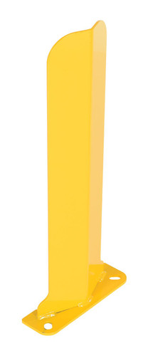 Vestil Steel Low Profile Rack Guard - 3 In. x 10 In. x 23-7/8 In. - Yellow