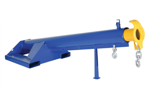 Vestil Steel Lift Master Boom - 24 In. Fixed 15 Degrees 4,000 lb - Blue and Yellow