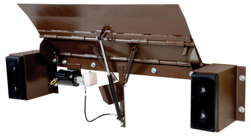Vestil Steel Electric Edge-O-Dock Leveler - 17-1/2 In. x 99 In. x 27-1/2 In. 30,000 lb - Brown