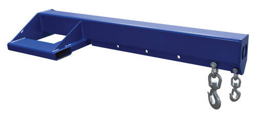 Vestil Steel Economy Non Telescoping Lift Boom 30 In Fork Pocket Center - 8,000 lb - Blue and Yellow