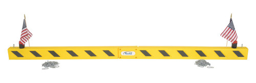 Vestil Plastic/PVC Overhead Door Guard - 120 In. With Blinking Lights Black / - Yellow